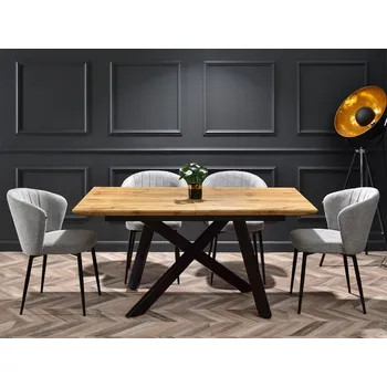 Jídelní stůl Rozkládací jídelní stůl 160(200)x90 NOSLEN - dub / černý