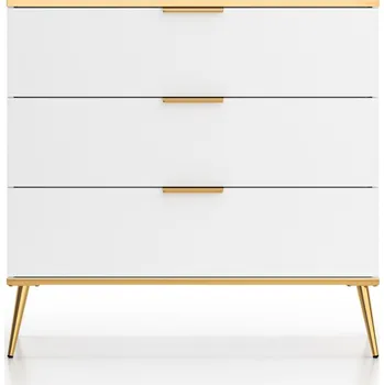 Komoda Šuplíková komoda SICIA - bílá