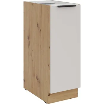 Kuchyňská skříňka Výsuvná skříňka NICOLLA - šířka 30 cm, kašmír / dub artisan