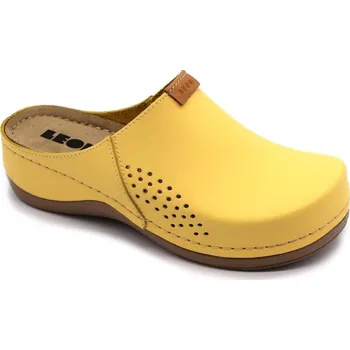 Dámská zdravotní obuv Leon 930 Dámská pohodlná gelová obuv - Žlutá Velikost: 39