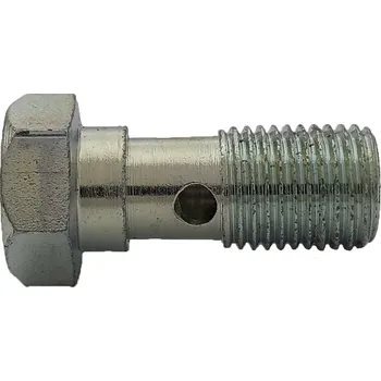 Brzdová hadice Šroub průtočný - přepadový - banjo - pro oka M12x1,25 - pozink; SR-16