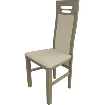 Jídelní židle Židle do jídelny MOVILE 40 - dub sonoma / béžová ekokůže