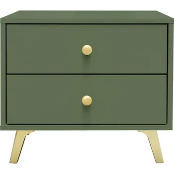 Noční stolek Noční stolek JOELE - zelený