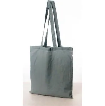 Nákupní taška Textilní taška k domalování - tmavě šedá