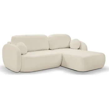 Sedací souprava Rozkládací sedačka s úložným prostorem COBOURG 1 - ecru, pravý roh