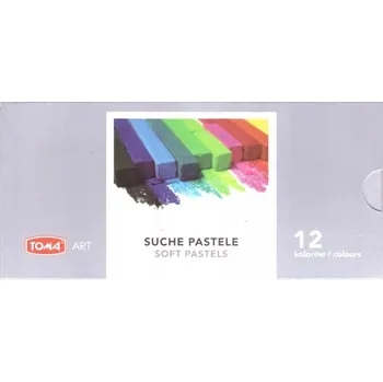 Pastelka Suché pastely profesionální 12 barev TO-580 TOMA