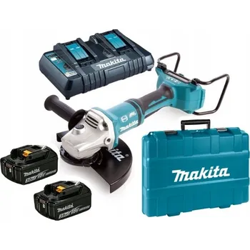 úhlová bruska Makita úhlová bruska 230 mm 2x18V DGA900PT2 DGA900 kufr 2x5Ah nabíječka