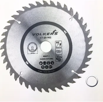 Vrták Kotoučová pila na dřevo Volkers CT-20-162 160x20mm