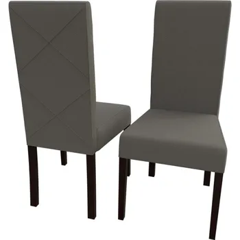 Jídelní židle Jídelní židle MOVILE 400 - ořech / šedá ekokůže