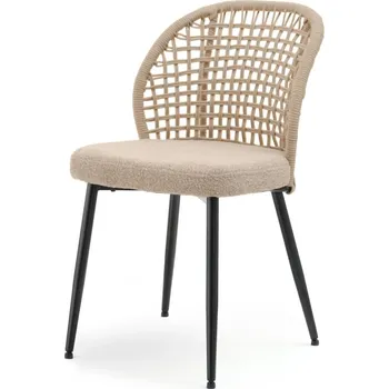 Jídelní židle Jídelní židle SILVANA - béžová / černá