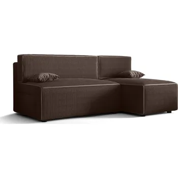 Sedací souprava Pohodlná sedačka s úložným prostorem RADANA - hnědá 2