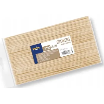 Jednorázové nádobí Párátka Papstar 20 cm 200 ks bambusová