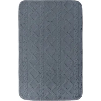 Koupelnová předložka KOUPELNOVÁ PŘEDLOŽKA PLYŠOVÁ DEKORATIVNÍ PROTISKLUZOVÁ PRATELNÁ 50x80 CM