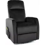 Polohovací křeslo ANDRES - černé