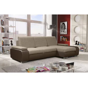 Sedací souprava Sedací souprava s úložným prostorem XAVERA - béžová / tmavě hnědá