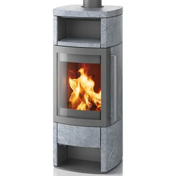 Krbová kamna Hase Jena stříbrnošedá/mastek