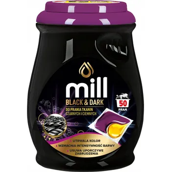 Kapsle na praní Mill black&dark kapsle na praní černých a tmavých tkanin, 50 praní