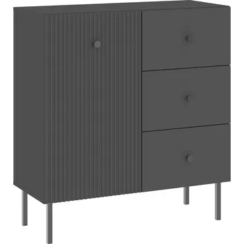 Komoda Kombinovaná komoda HASKEL - antracitová