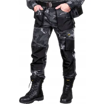 montérky PRACOVNÍ MONTÉRKOVÉ KALHOTY S KAPSY MASKÁČOVÝ 60