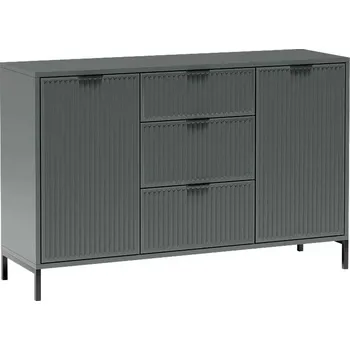 Komoda Kombinovaná komoda CORA - zelený kámen