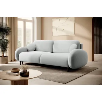 Pohovka Rozkládací dvousedák s úložným prostorem MORDEN - šedý