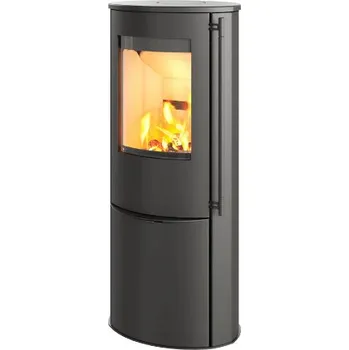 Krbová kamna Lotus Liva 6 černá a horní deska mastek