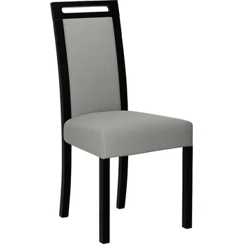 Jídelní židle Čalouněná židle do jídelny ENELI 5 - černá / šedá
