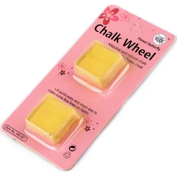 Náplň do psacích potřeb Náhradní náplň do krejčovské křídy v plastovém pouzdře, střední, 2 žlutá