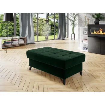 Taburet Taburet OKLAHOMA - tmavý zelený