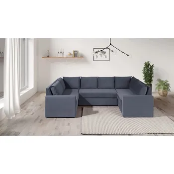 Sedací souprava Rozkládací sedací souprava FRIXI MAXI - tmavě šedá