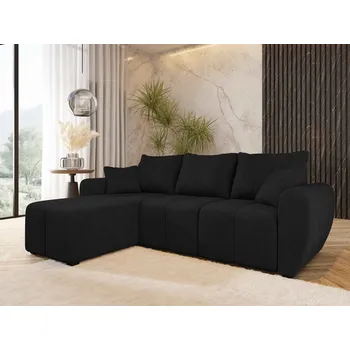 Sedací souprava Rozkládací sedací souprava LUKAVA - černá