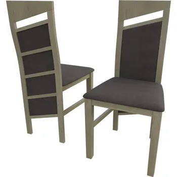 Jídelní židle Čalouněná kuchyňská židle MOVILE 36 - dub sonoma / tmavá hnědá 2