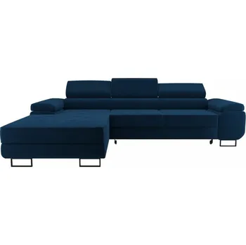 Sedací souprava Rohová sedačka ANDREA - modrá, levý roh