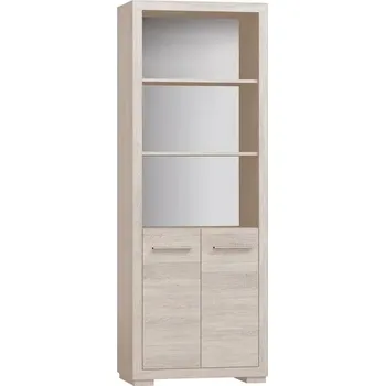 regál Regál s dvířky TRIXA - dub santana