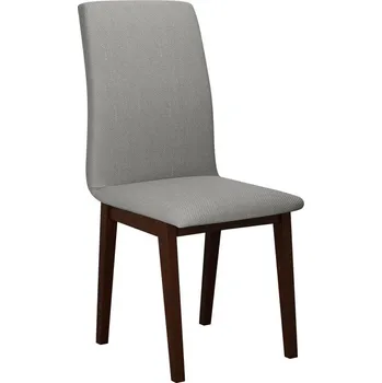 Čalouněná židle do kuchyně ADKINS 1 - ořech / šedá