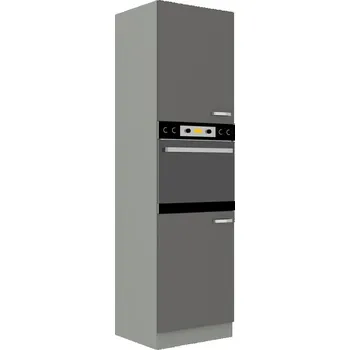 Kuchyňská linka Kuchyňská skříň na vestavnou troubu ULLERIKE - šířka 60 cm, šedá