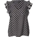 VERO MODA Halenka VMSIMI SAVANNA černá / bílá