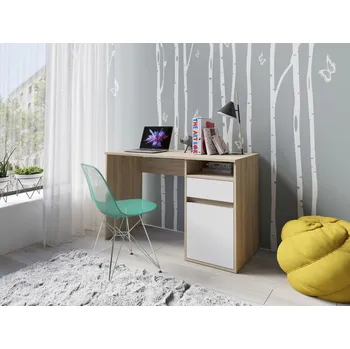 Psací stůl Psací stůl COROZAL - dub sonoma / bílý