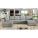 Rozkládací sedačka do U s úložným prostorem TUCSON 1 - šedá 1, levý roh