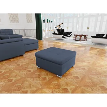 Taburet Taburetka do obýváku NELLI 1 - modrá 2