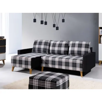 Sedací souprava Vzorovaná sedací souprava s taburetem VISTA - vícebarevná