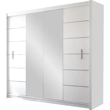 Šatní skříň Dvoudveřová šatní skříň 203 SAULE - bílá