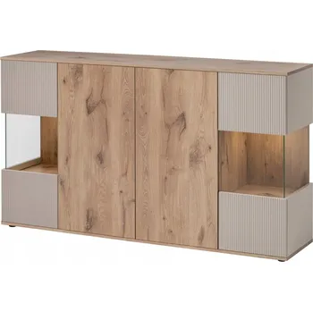 Komoda Široká komoda HAIKA - dub viking / kašmír