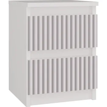 Noční stolek Noční stolek do dětského pokoje DUSTER - bílý / růžový