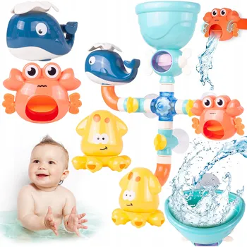 Hračka do vany MalPlay fontána s přeléváním, vícebarevná, od 3 let