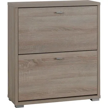 Botník Nízký výklopný botník KINNEY - dub sonoma