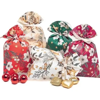 Dárková taška Dárkový sáček - White Christmas - 20 x 35 cm - 100 ks