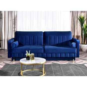 Pohovka Rozkládací pohovka KARELY - tmavě modrá