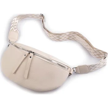 Kabelka Kabelka crossbody 27x18 cm, velké, 1 krémová světlá