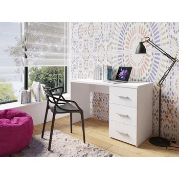 Psací stůl Psací stůl se šuplíky JERICO - bílý